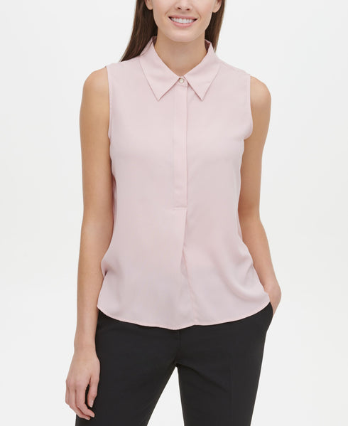 Tommy Hilfiger Sleeveless Button Up Shirt